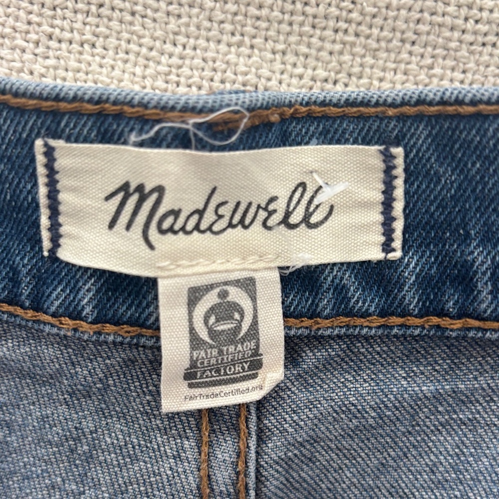 Madewell Blue Denim Shorts - Picture 3 of 5